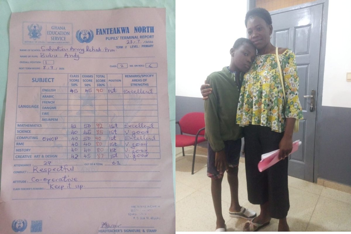 Against All Odds: Andy Bubu Excels Academically Through Determination and ADIGASA Foundation’s Support